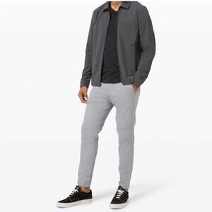 LULULEMON Street Lite Jacket Mens Graphite Gray Travel Commute Textured Medium